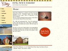 Tablet Screenshot of petes.co.in
